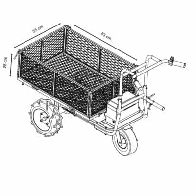 Landworks deals electric wheelbarrow