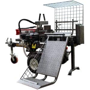 Holzspalter, HZC Power, 25 tonnen, Schutzgitter, Stammheber