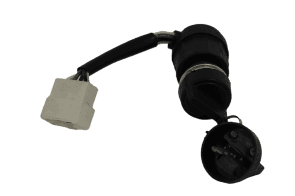 Zündschloss als Ersatzteil für Minibagger im Schwarz von HZC Power
